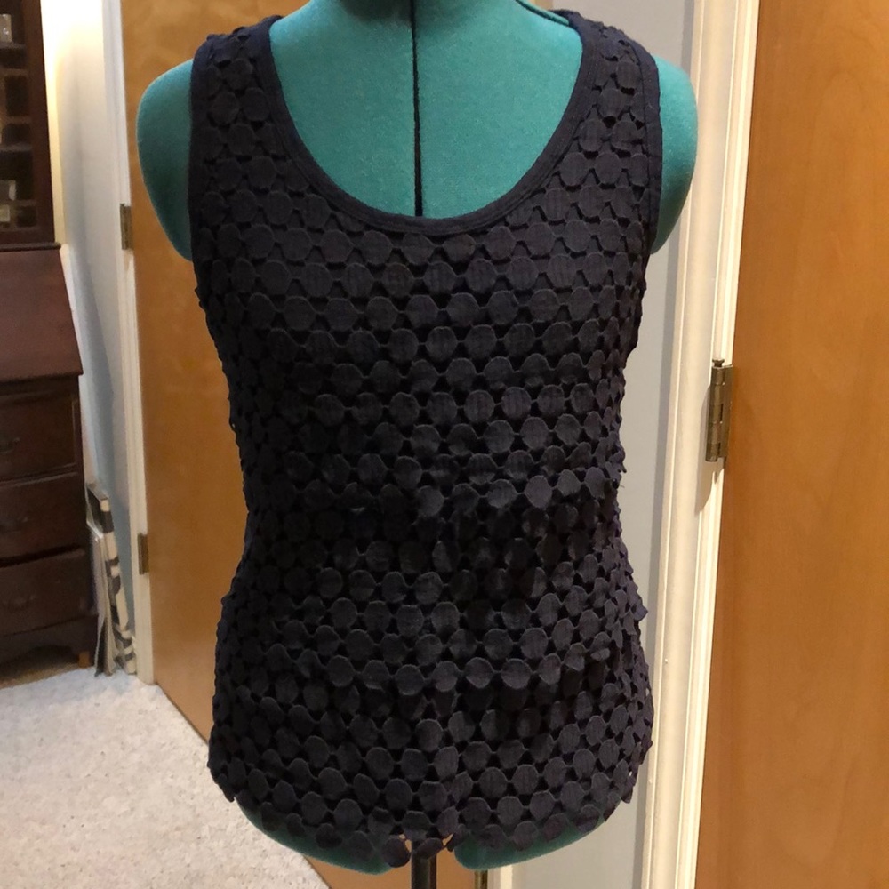 J Crew tiered crochet tank.